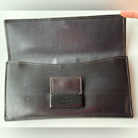 Gucci Dark Brown Leather Long Wallet - Picture 5 of 15